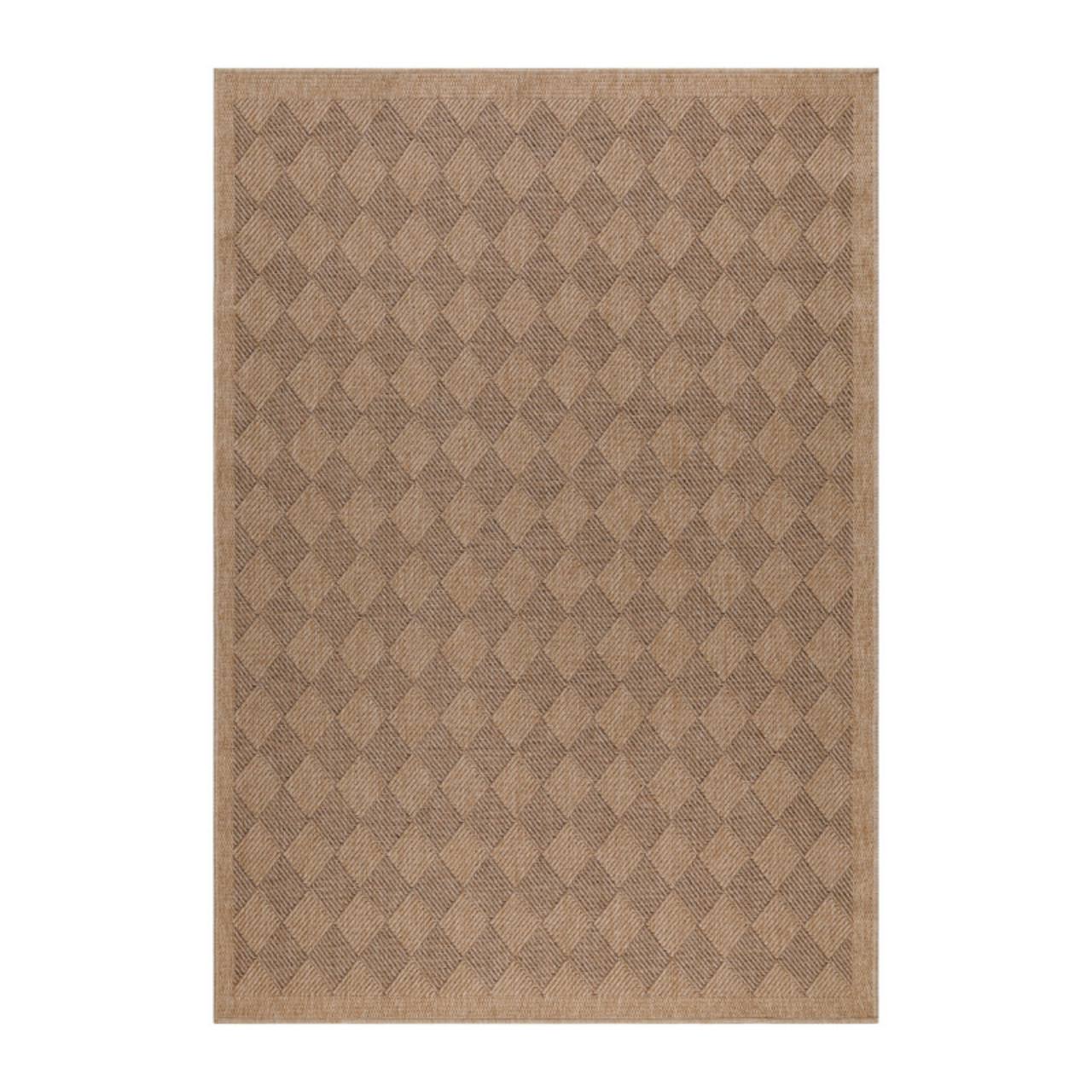 In & Outdoor Teppich Wetterfest L&auml;ufer Beige - Balkon Teppich Wasserfest - Bild 1