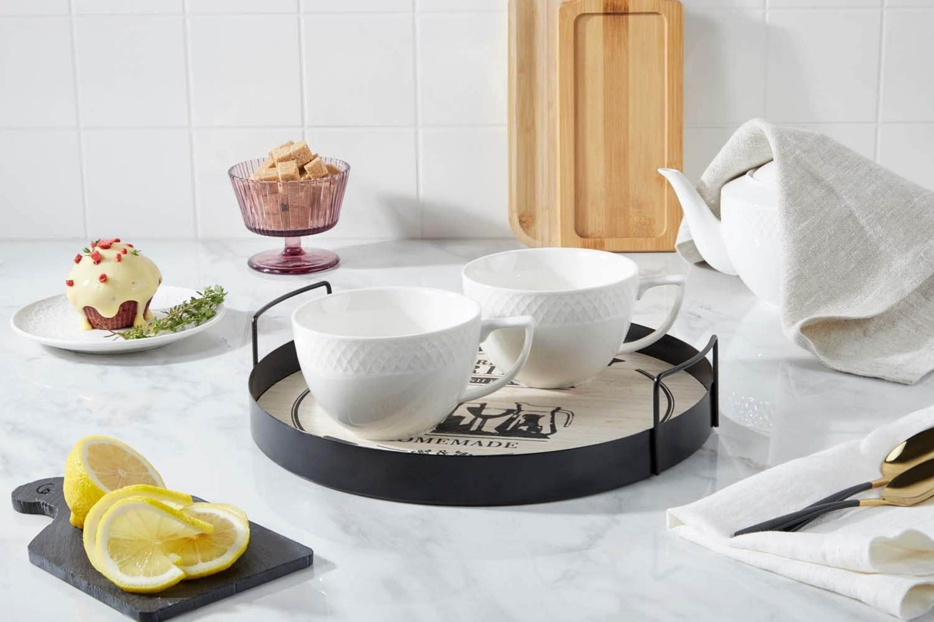 Wilmax Teetassen & Kaffeetassen 2er Set | Kaffeebecher Porzellan,  500 ml - Bild 1