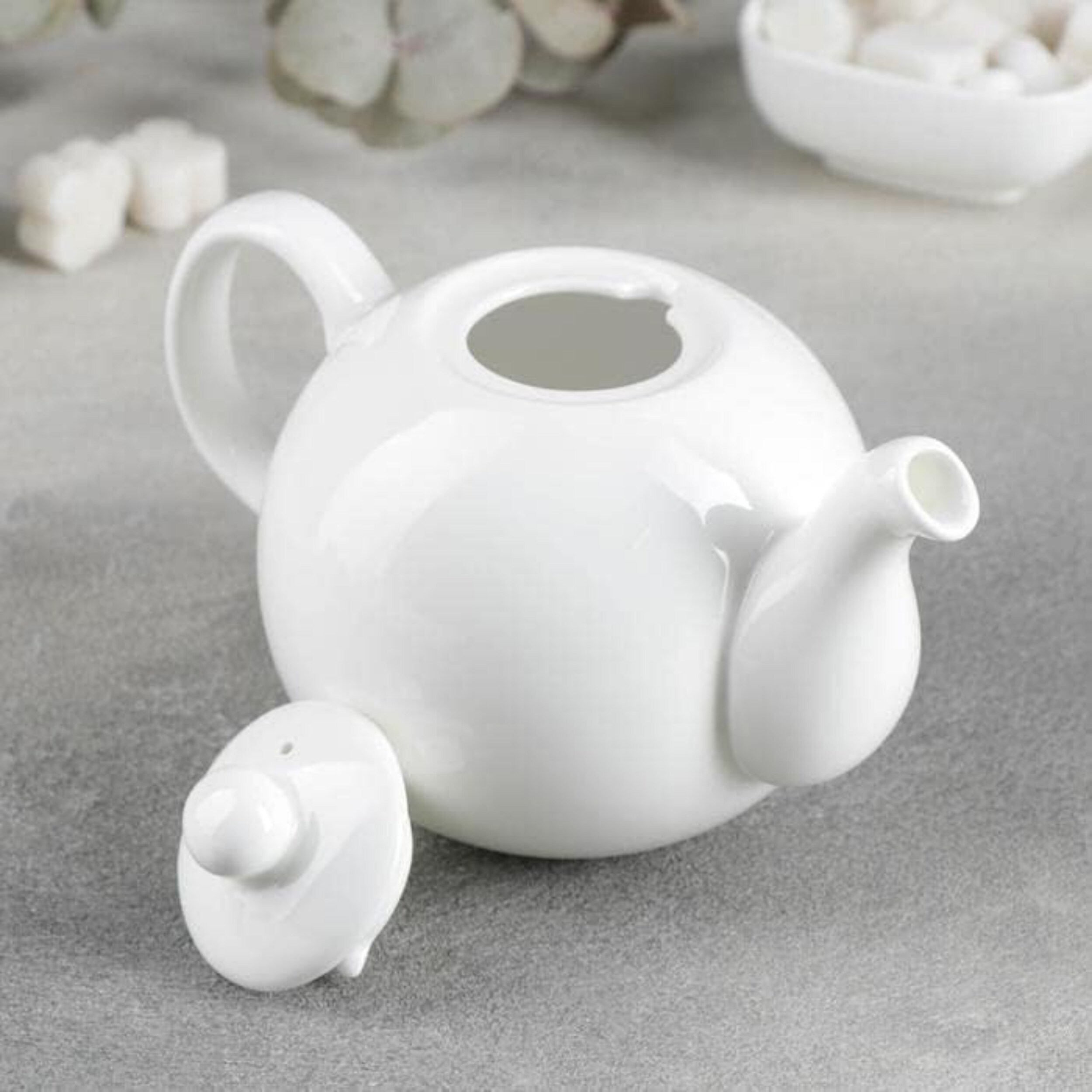 Wilmax OLIVIA Teekanne | Porzellan-Teekanne | Fassungsverm&ouml;gen: 500 ml - Bild 1