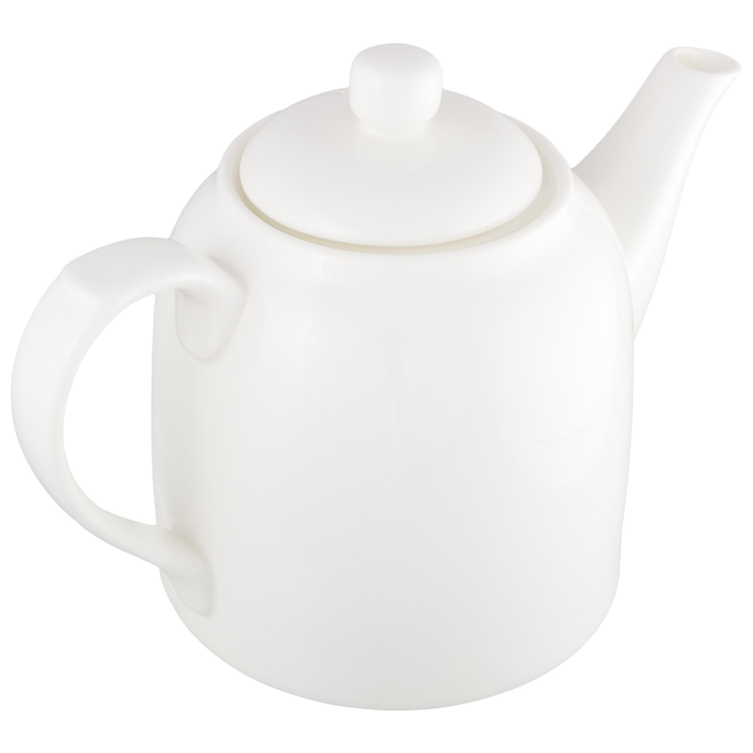 Weiße Teekanne aus Feinporzellan in Farbbox – 900 ml, hochwertiges Porzellan | 05052609940077