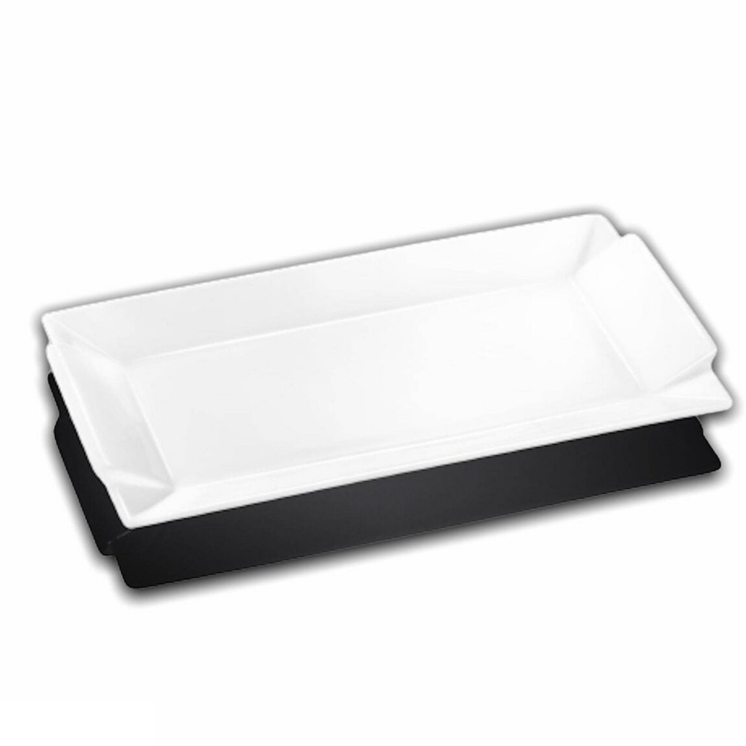 Wilmax Servierplatten 40 x 20 cm - 3er Set, ideal f&uuml;r elegante Tischdekoration - Bild 1