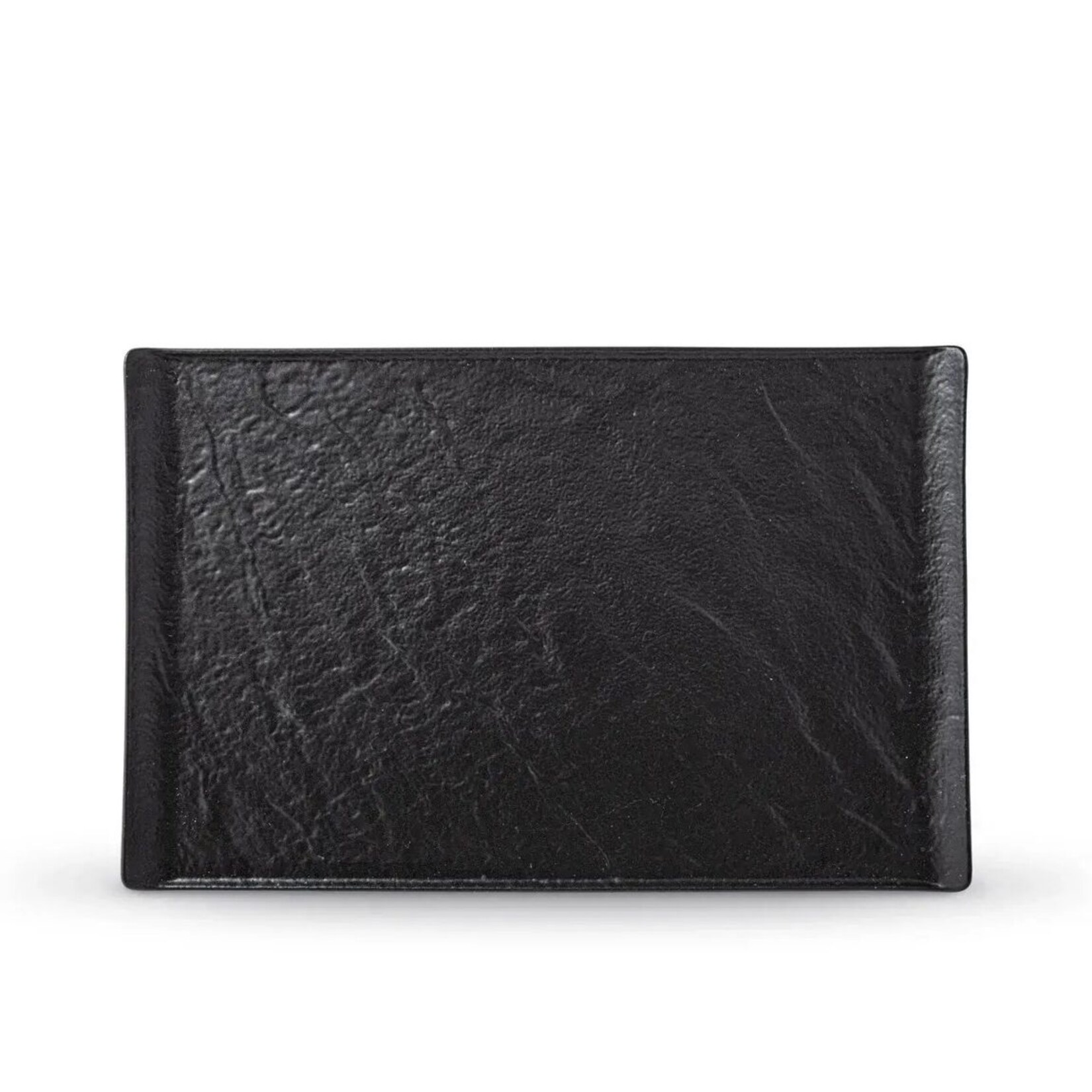 WILMAX SlateStone Servierplatten – 38 x 24,5 cm, rustikaler Look, 2er-Pack | 05052609611113