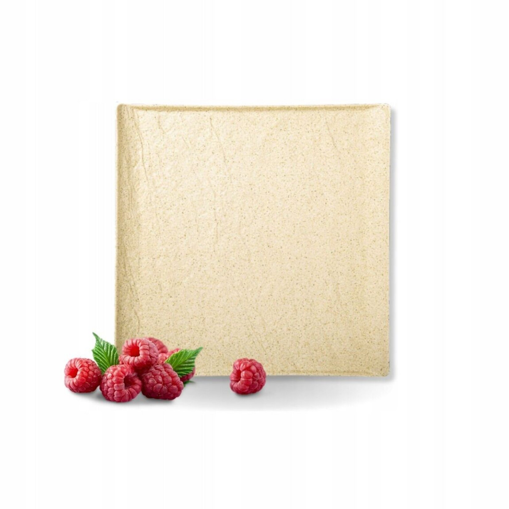 Quadratischer Sandstein Porzellanteller, 20 cm – SANDSTONE, beige | 05052609613049