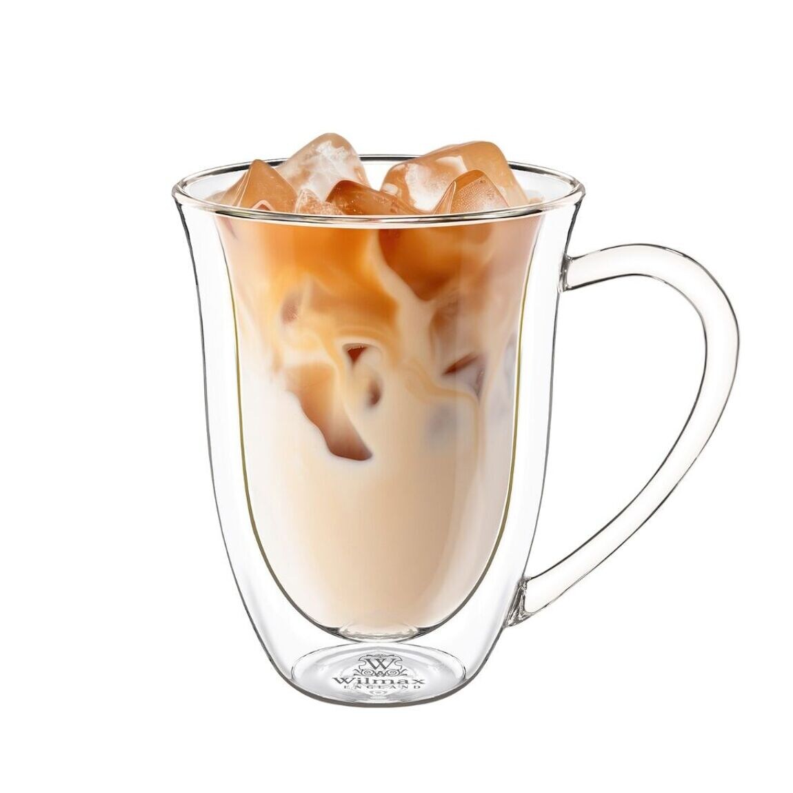 6 Stk. Eleganter doppelwandiger Becher Thermoglas 400 ml, Hitzebeständig | 08682455434801