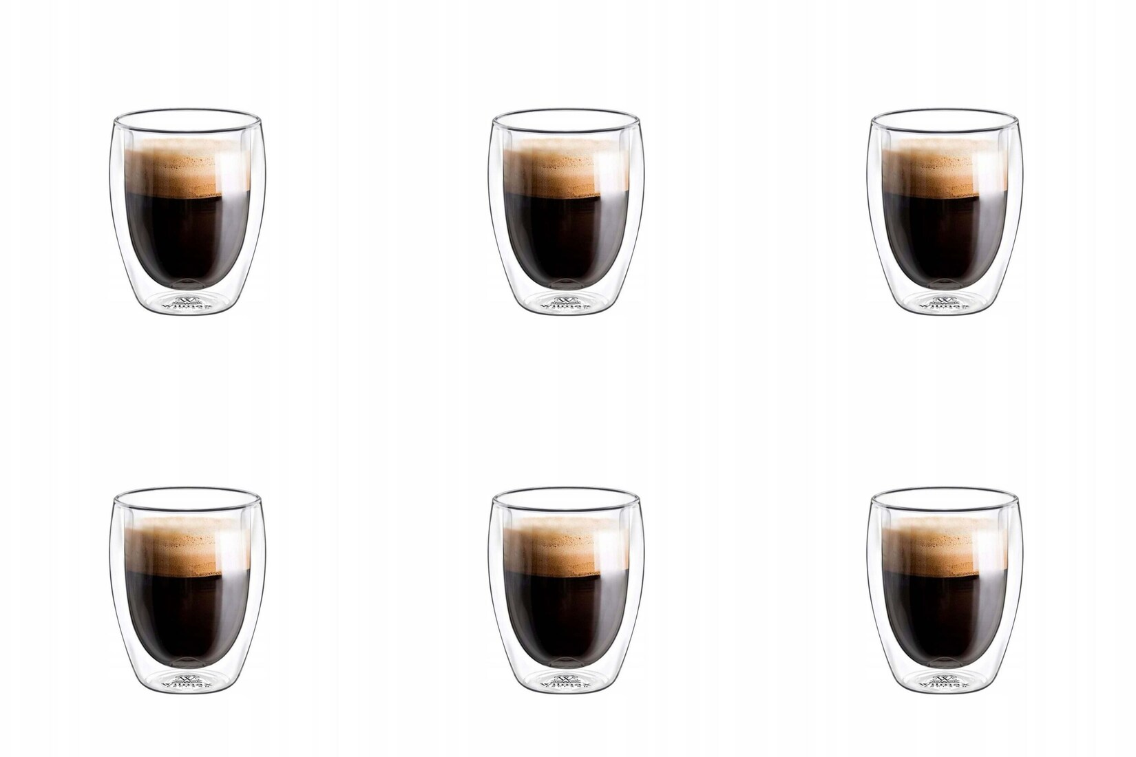 6 Stk Hochwertiges Thermoglas, Mikrowellen- und spülmaschinenfest | 08682455434924