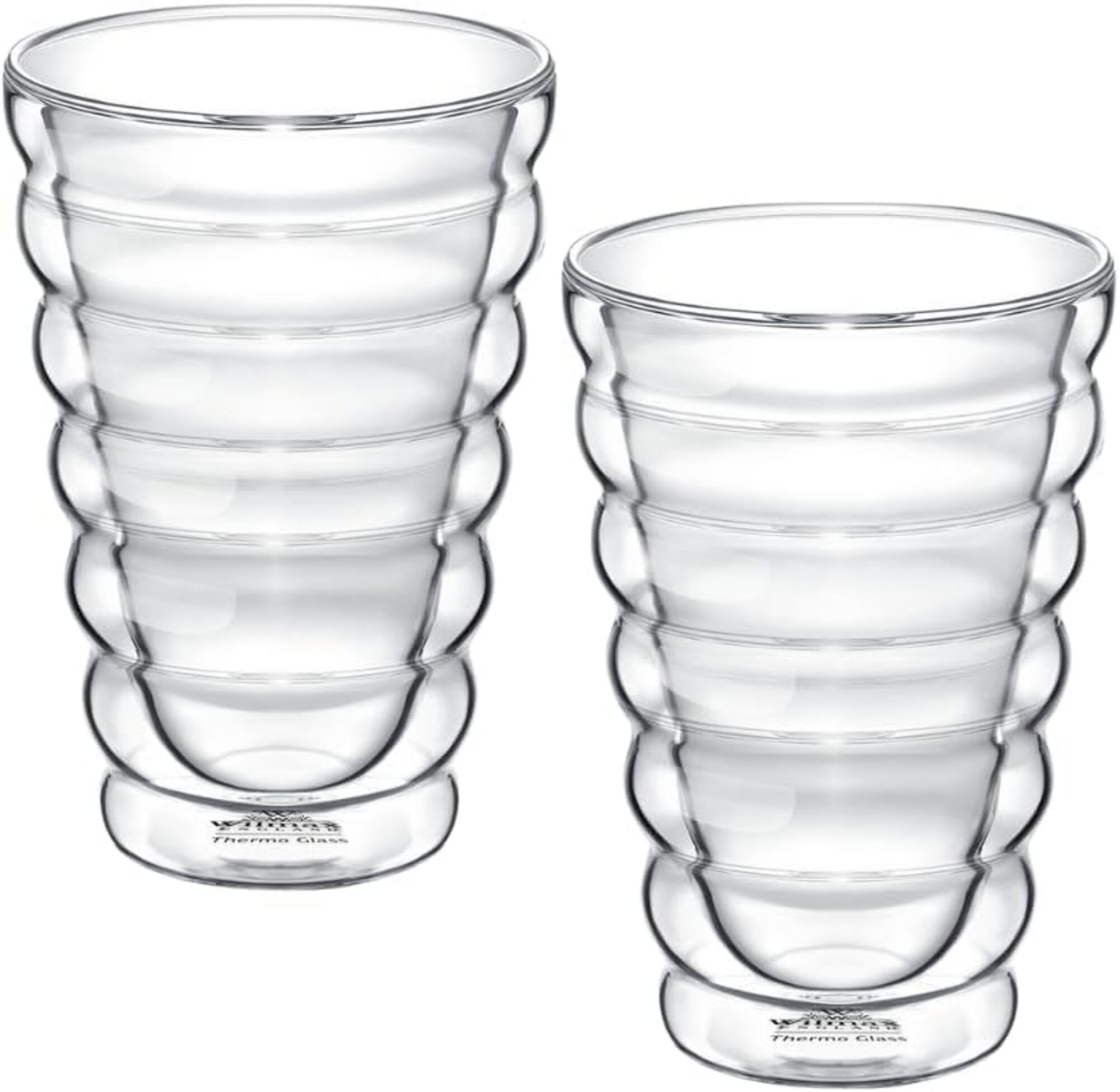Wilmax - Thermogl&auml;ser Bubble - 300 ml - 2er-Set - Bild 1