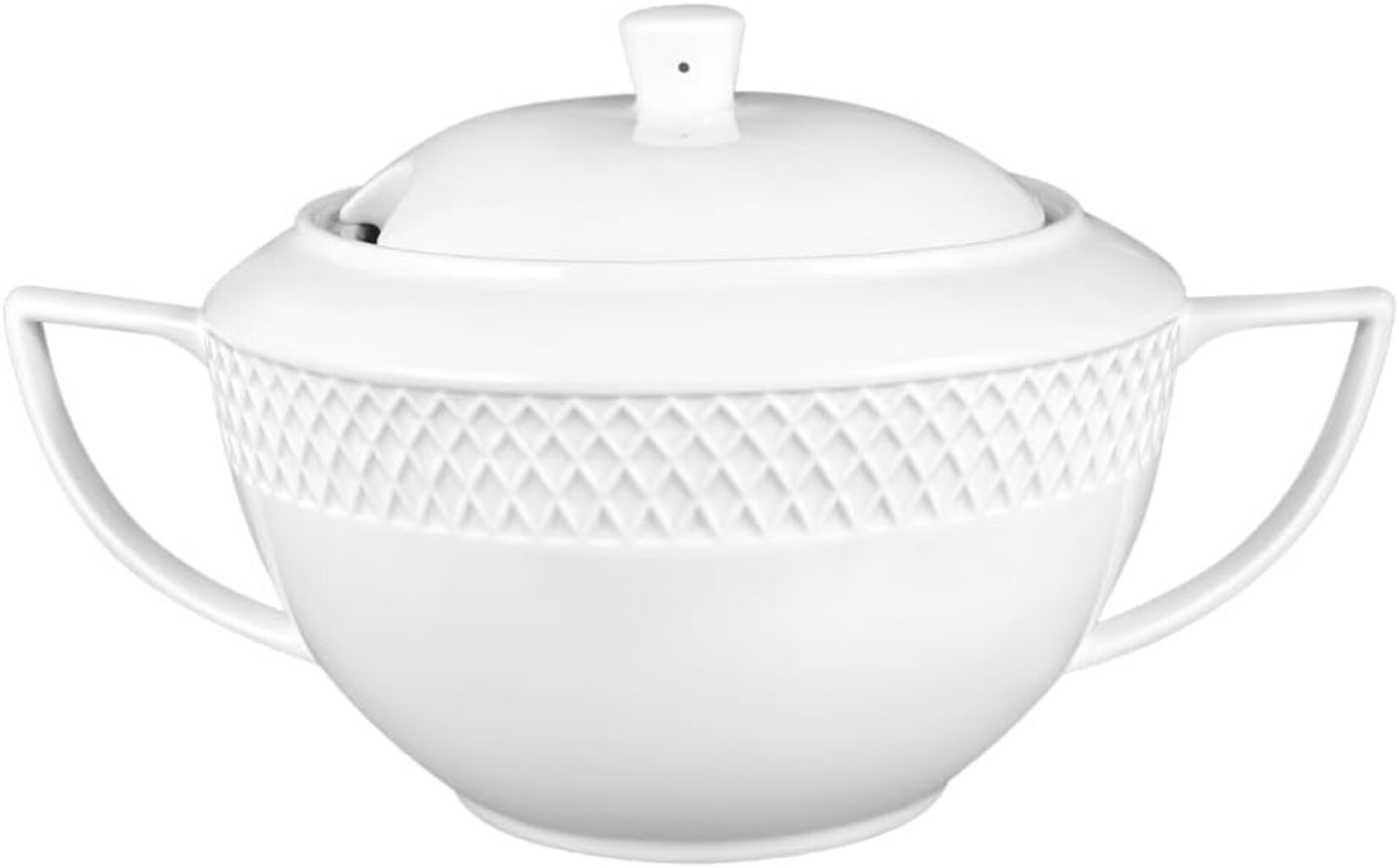 Wilmax Terrine 2800 ml – Hitzebeständige Porzellan-Terrine für Suppe & Eintopf | 08682455437956