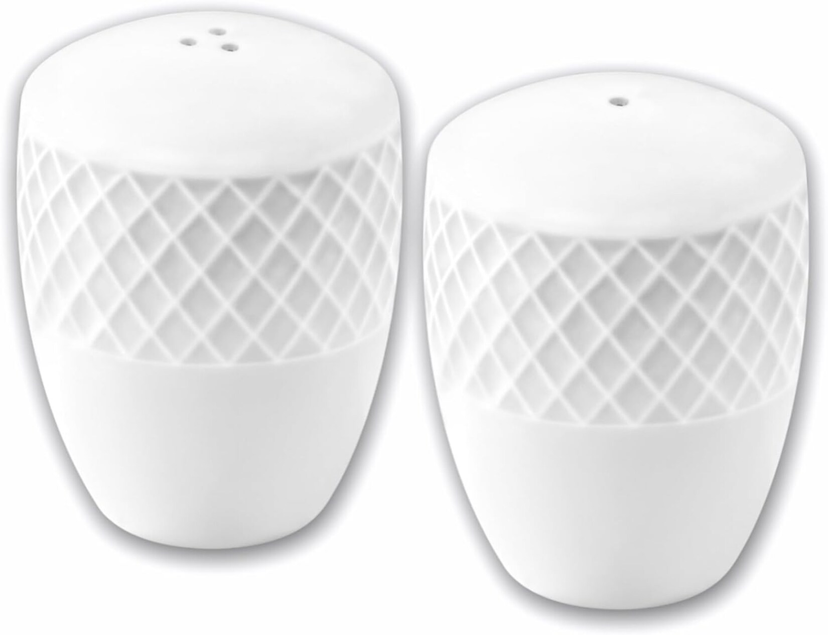 Wilmax Salz- und Pfefferstreuer 2er-Set, Porzellan – Elegantes Design | 08682455438212