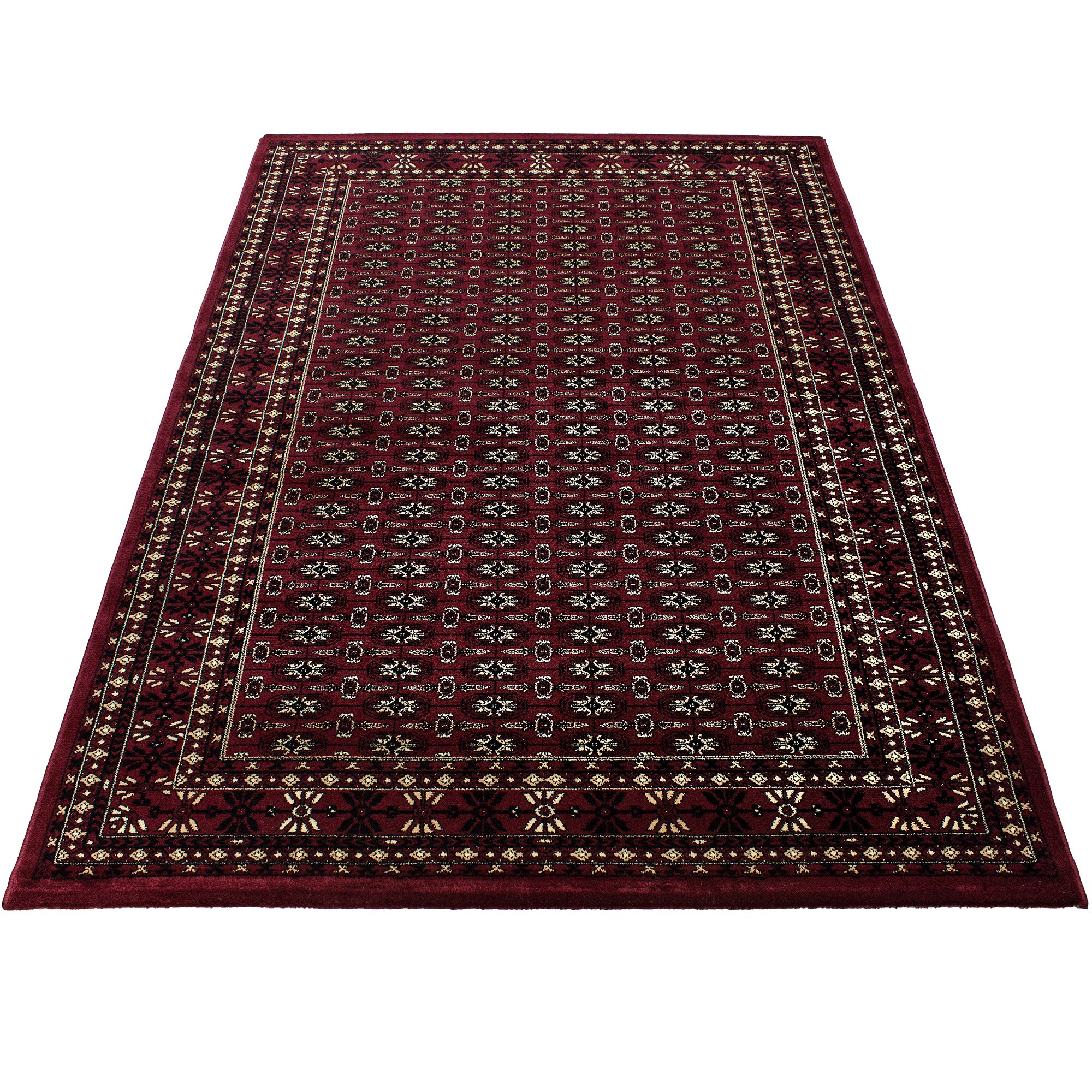Wundersch&ouml;ne MARRAKESH Orient-Dekor Traditional rechteckig H&ouml;he  Kurzflor 12 mm - Bild 1