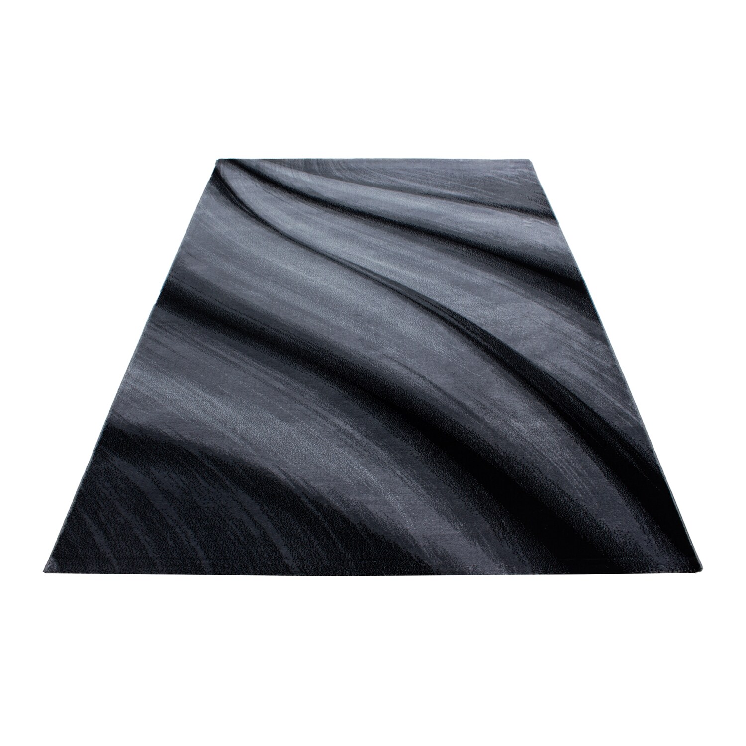 Stilvoller Designer-Teppich – Modernes Wellenmuster, Pflegeleicht | 04053658997808