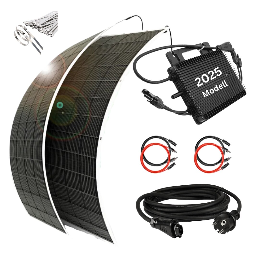 MyUltraleicht Balkonkraftwerk 620 Watt mit 2 Modulen nur je 5kg | 04262414421055
