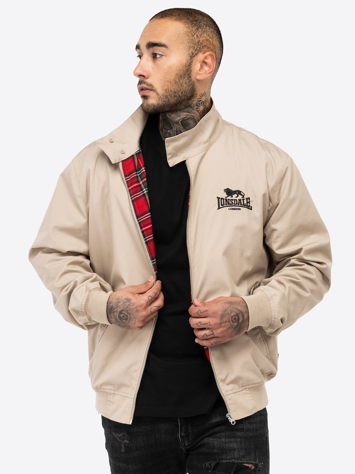 Lonsdale Herren Jacke schmale Passform CLASSIC