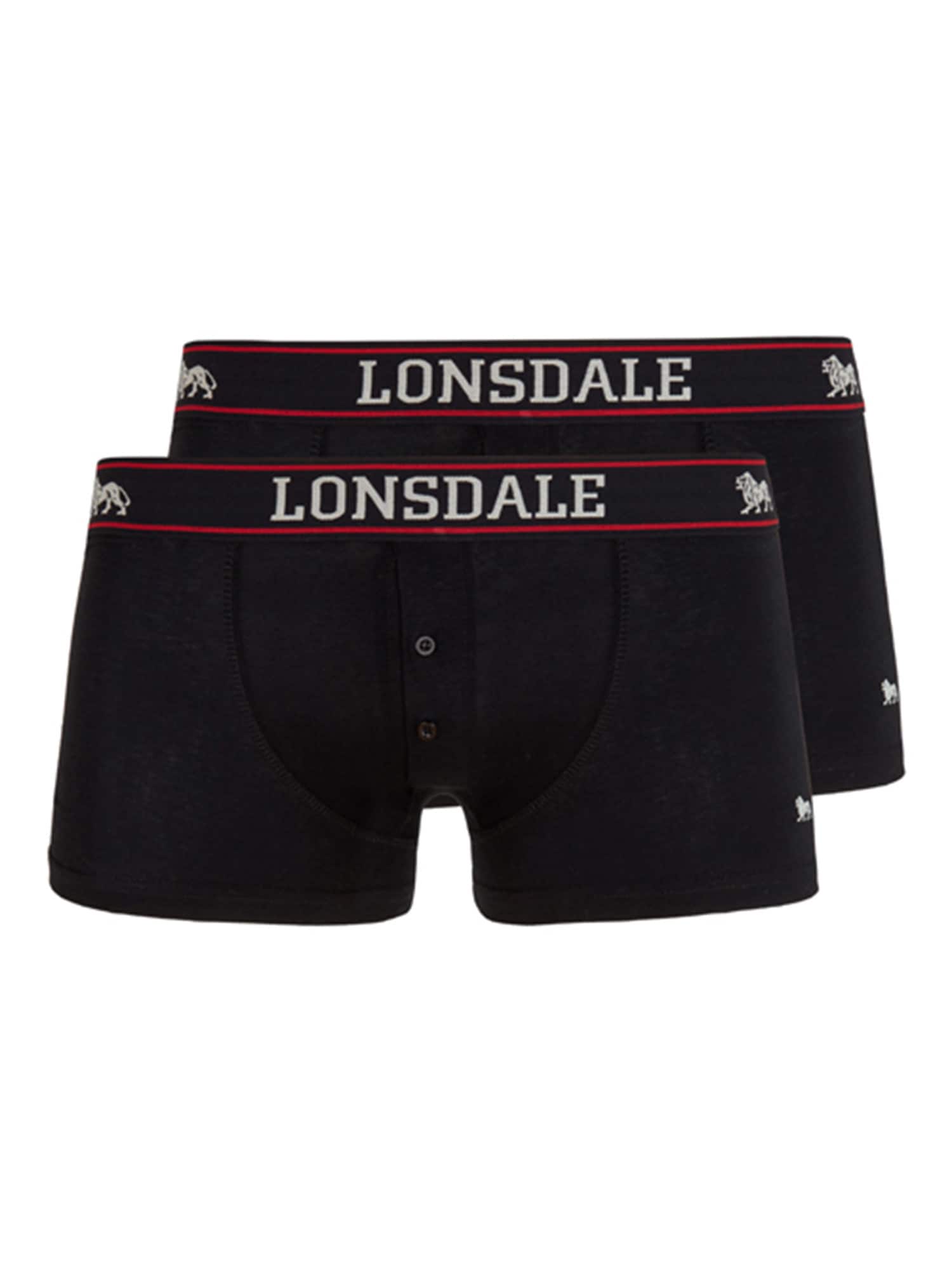 Lonsdale Herren Boxershorts Doppelpack OAKWORTH - Bild 1