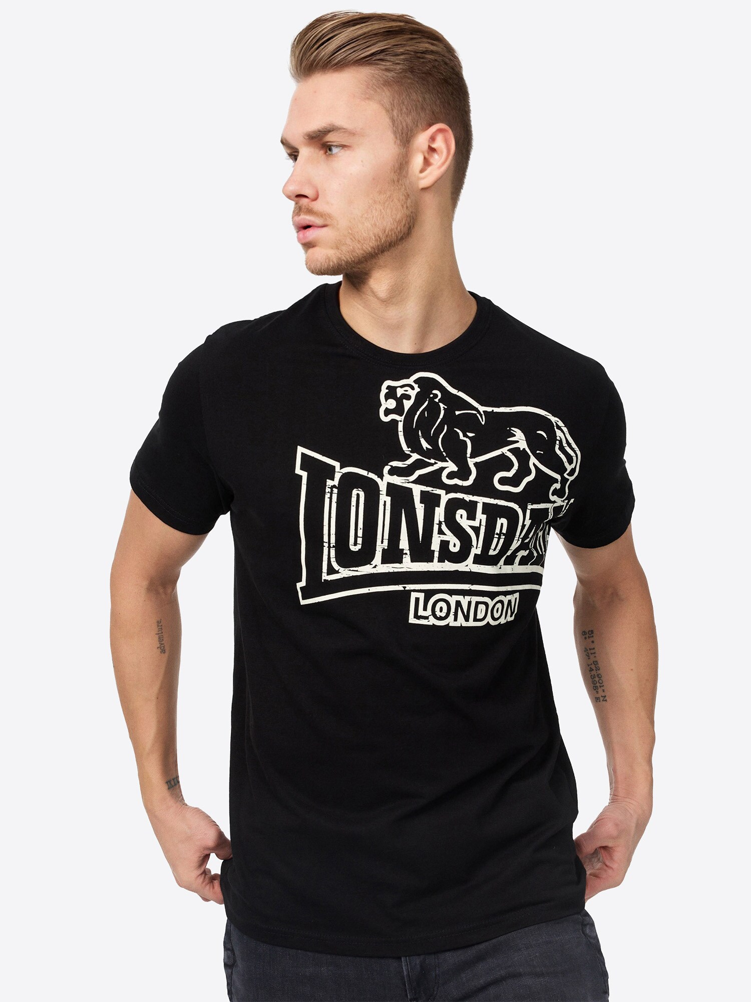Lonsdale Herren T-Shirt normale Passform LANGSETT - Bild 1