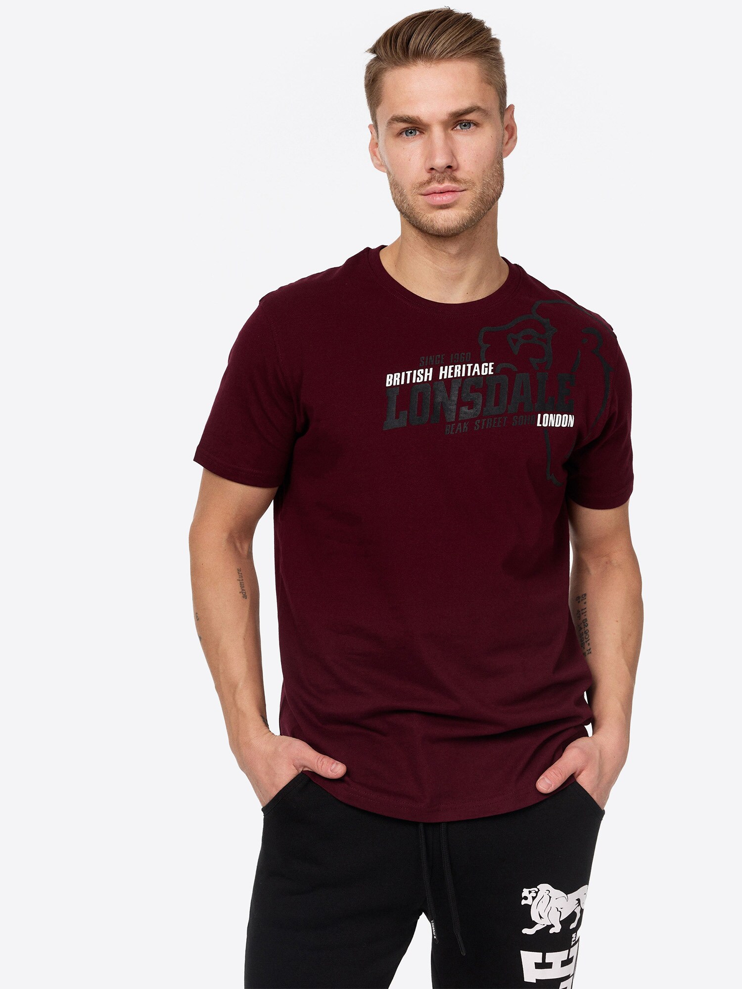 Lonsdale Herren T-Shirt normale Passform WALKLEY - Bild 1