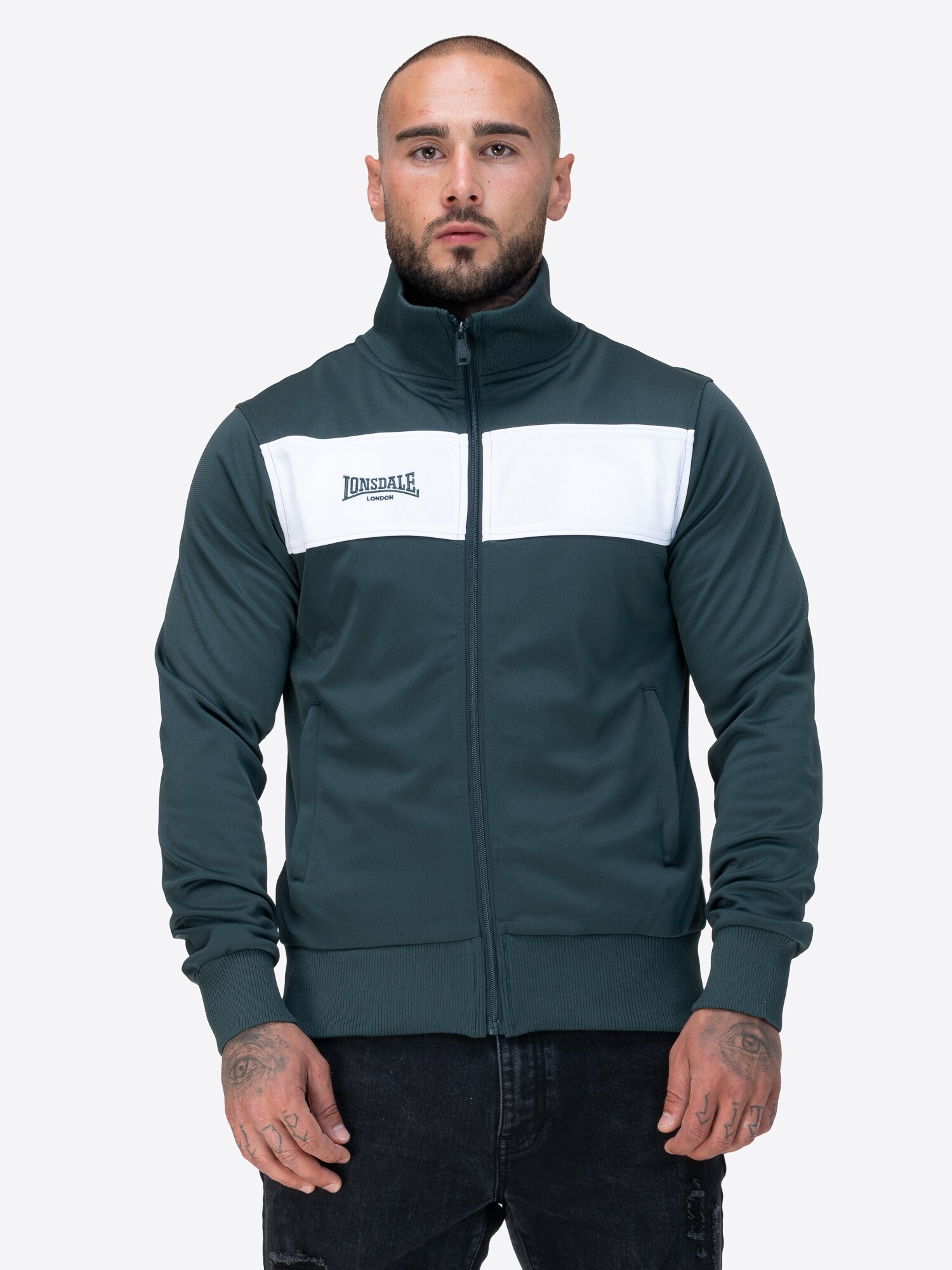 Lonsdale Herren Trainingsjacke schmale Passform ALNWICK - Bild 1