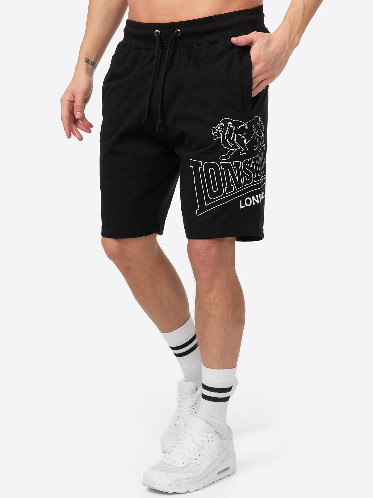 Lonsdale Herren Shorts normale Passform CHILLEY | 04250819134847