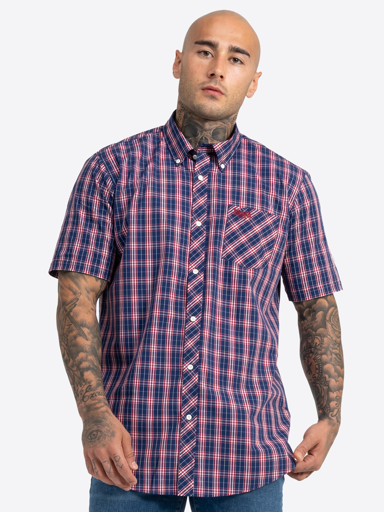 Lonsdale Herren Kurzarmhemd schmale Passform BRIXWORTH - Bild 1