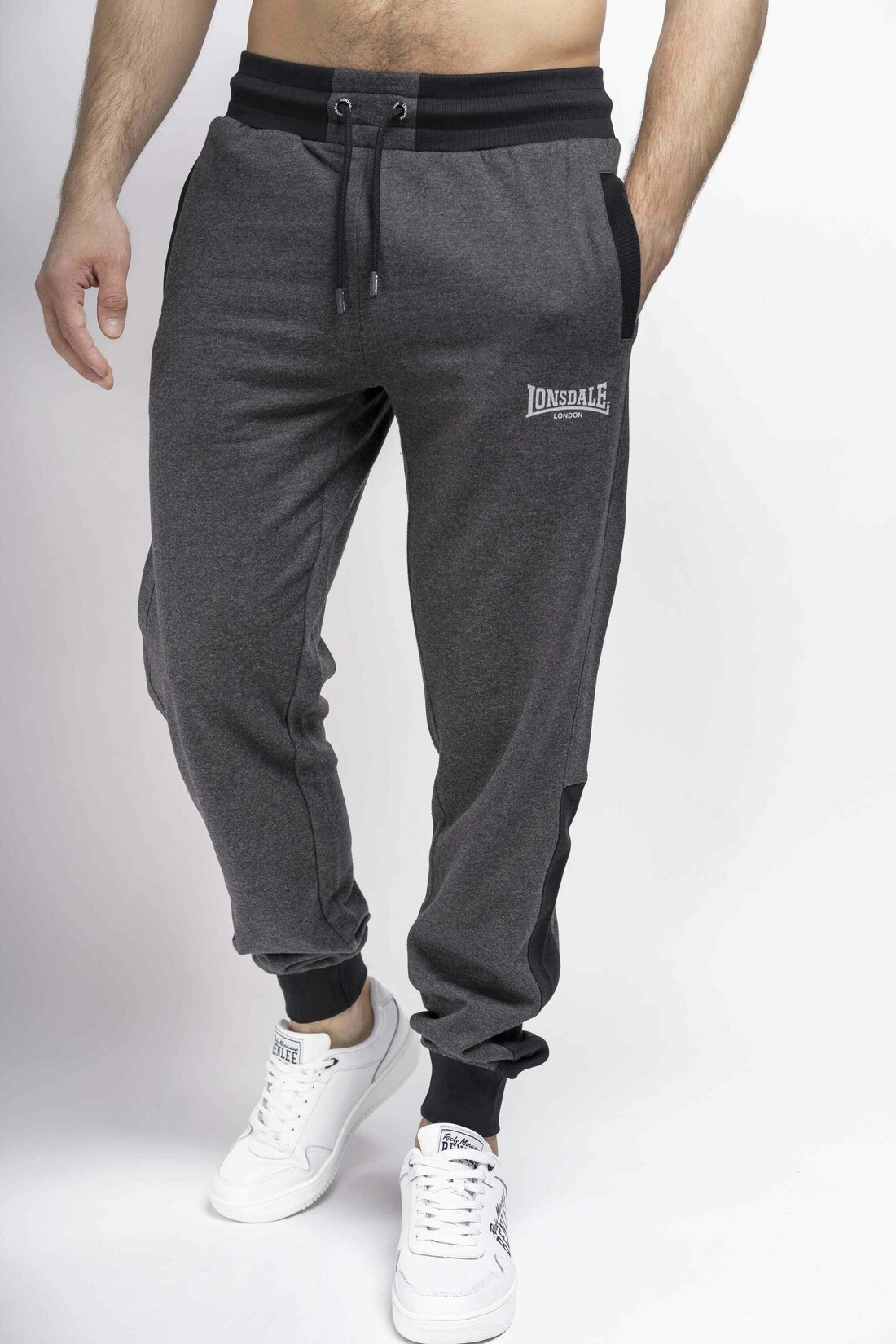 Lonsdale Herren Jogginghose schmale Passform HECKFIELD