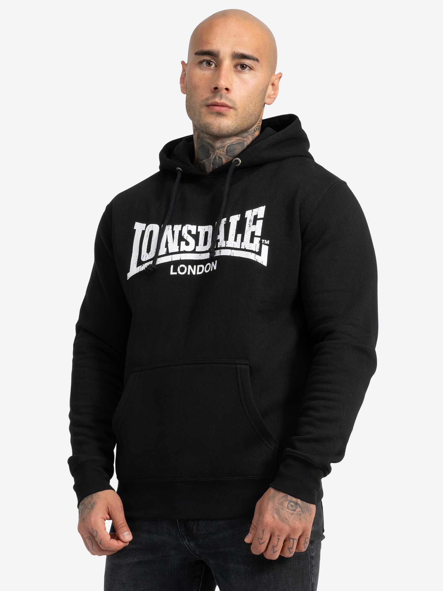 Lonsdale Herren Kapuzensweatshirt normale Passform WOLTERTON - Bild 1