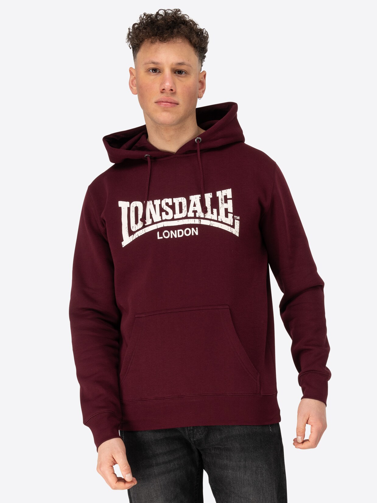 Lonsdale Herren Kapuzensweatshirt normale Passform WOLTERTON