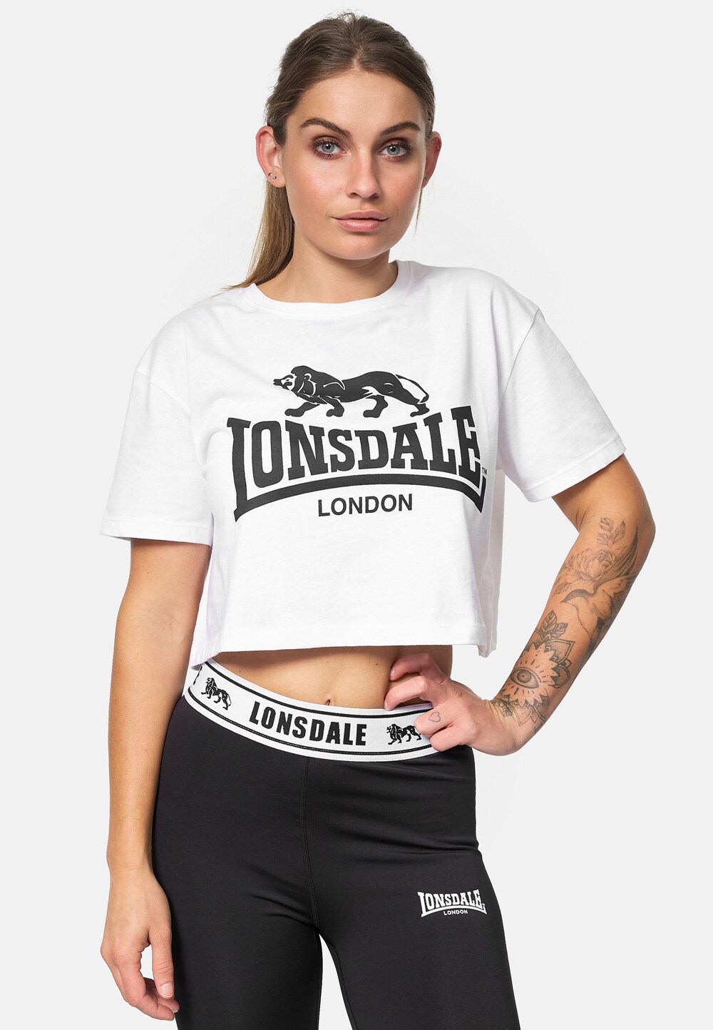 Lonsdale Frauen T-Shirt Cropped GUTCH COMMON - Bild 1