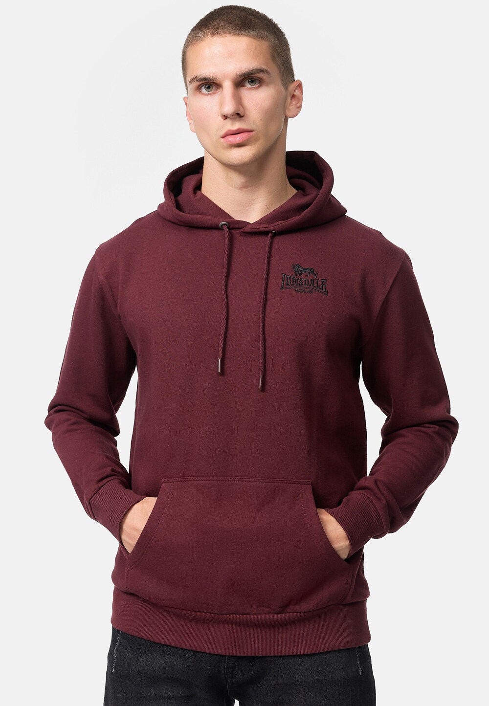 Lonsdale Herren Kapuzensweatshirt normale Passform TALMINE | 04251522386691