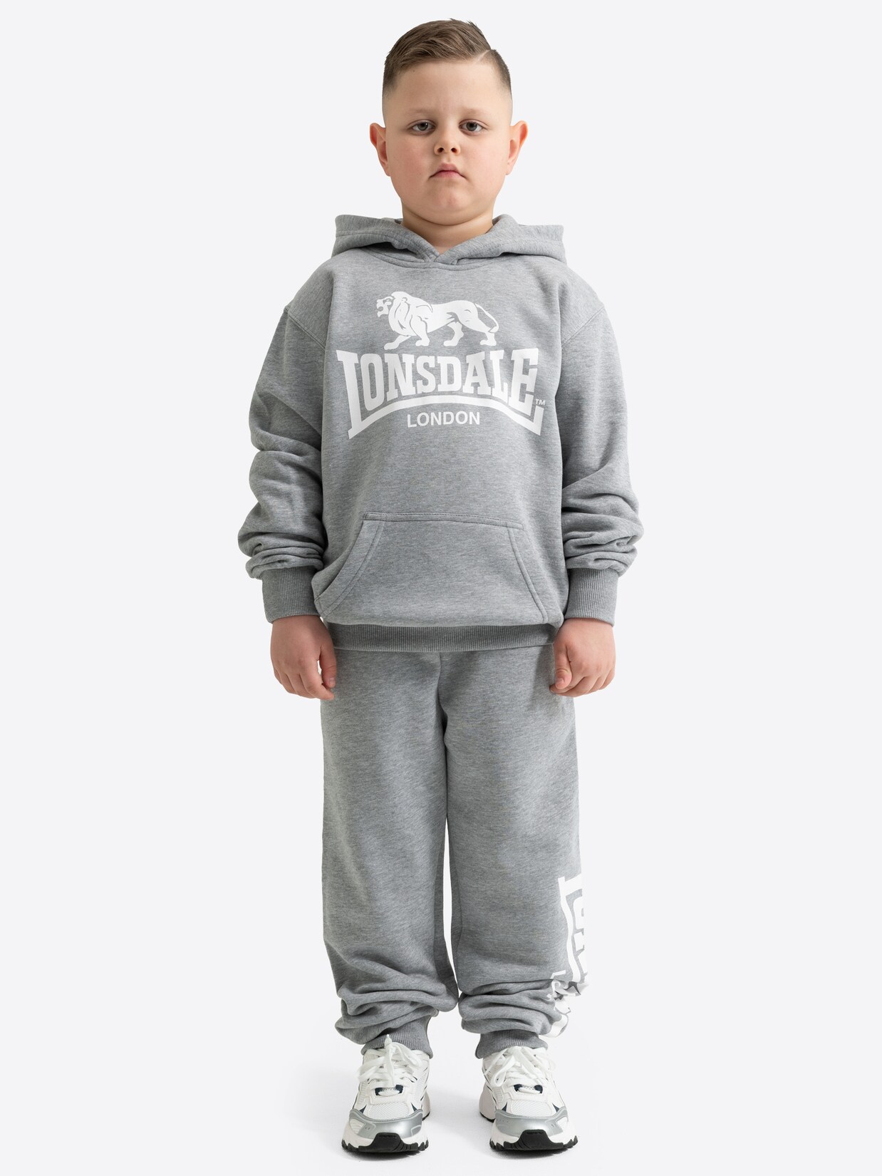 Lonsdale Kinder Trainingsanzug mit Kapuze normale Passform BUNREE JUNIOR