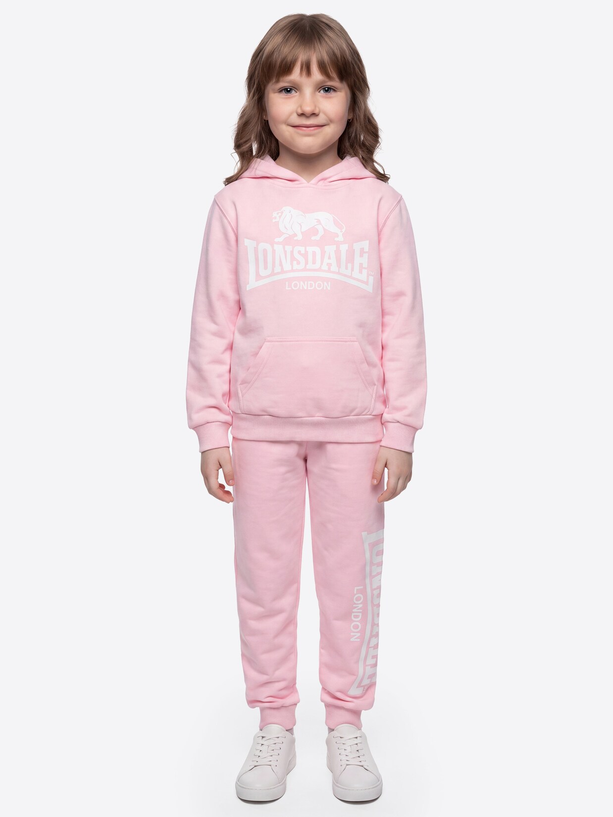 Lonsdale Kinder Trainingsanzug mit Kapuze normale Passform TILNEY JUNIOR