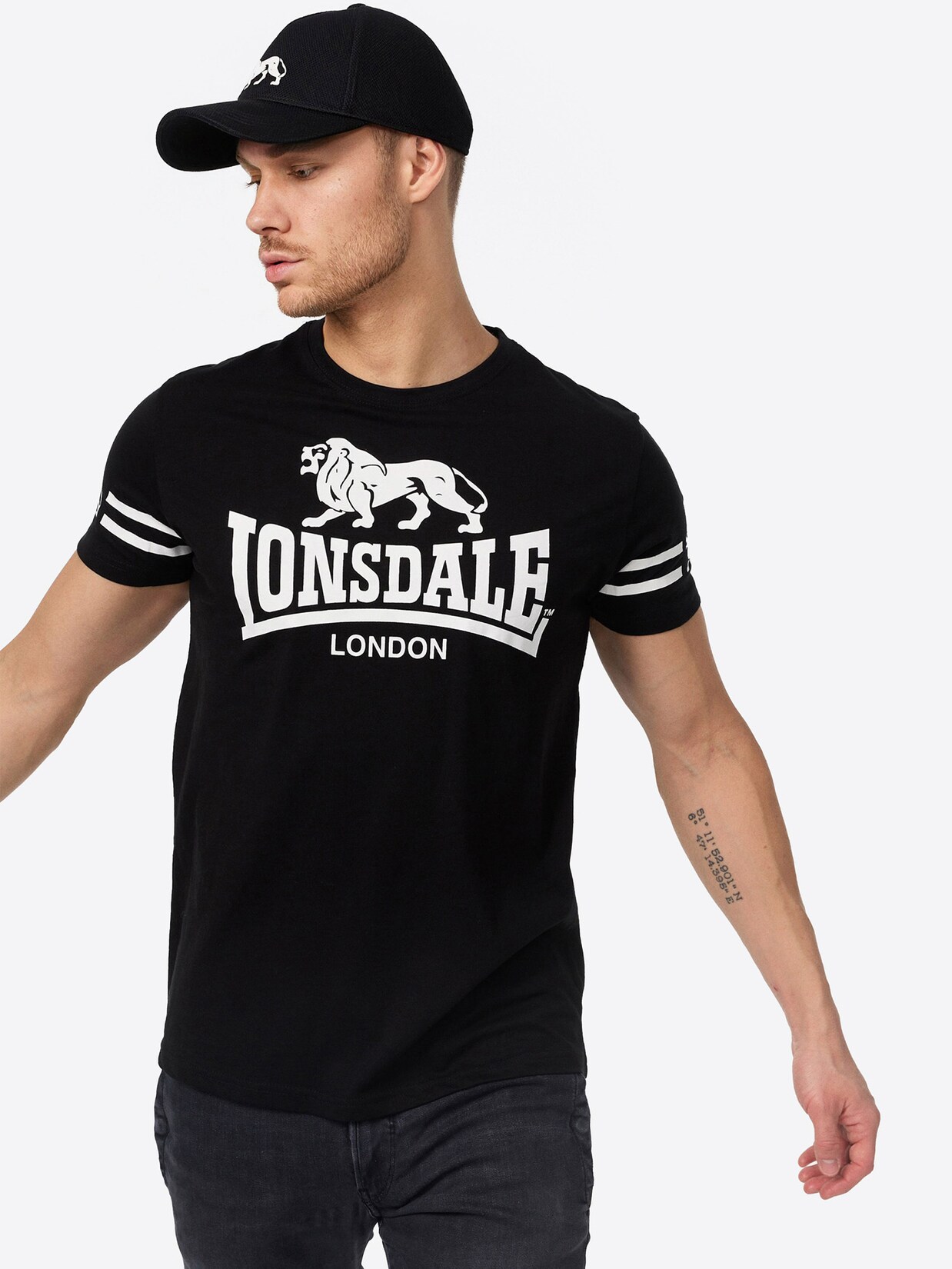 Lonsdale Herren T-Shirt normale Passform ALDEBURGH | 04251522336771