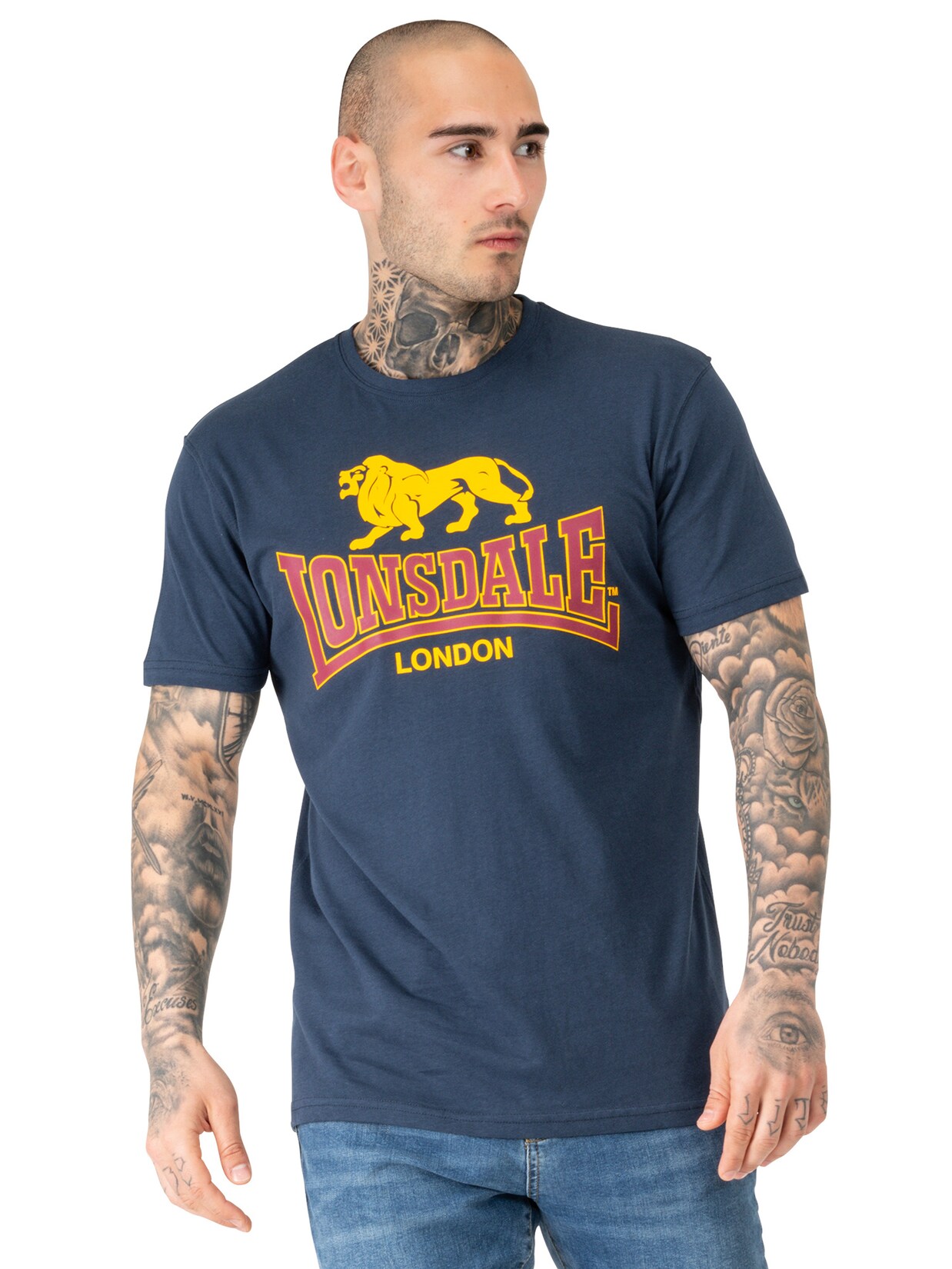 Lonsdale Herren T-Shirt normale Passform TAVERHAM | 04251522349610