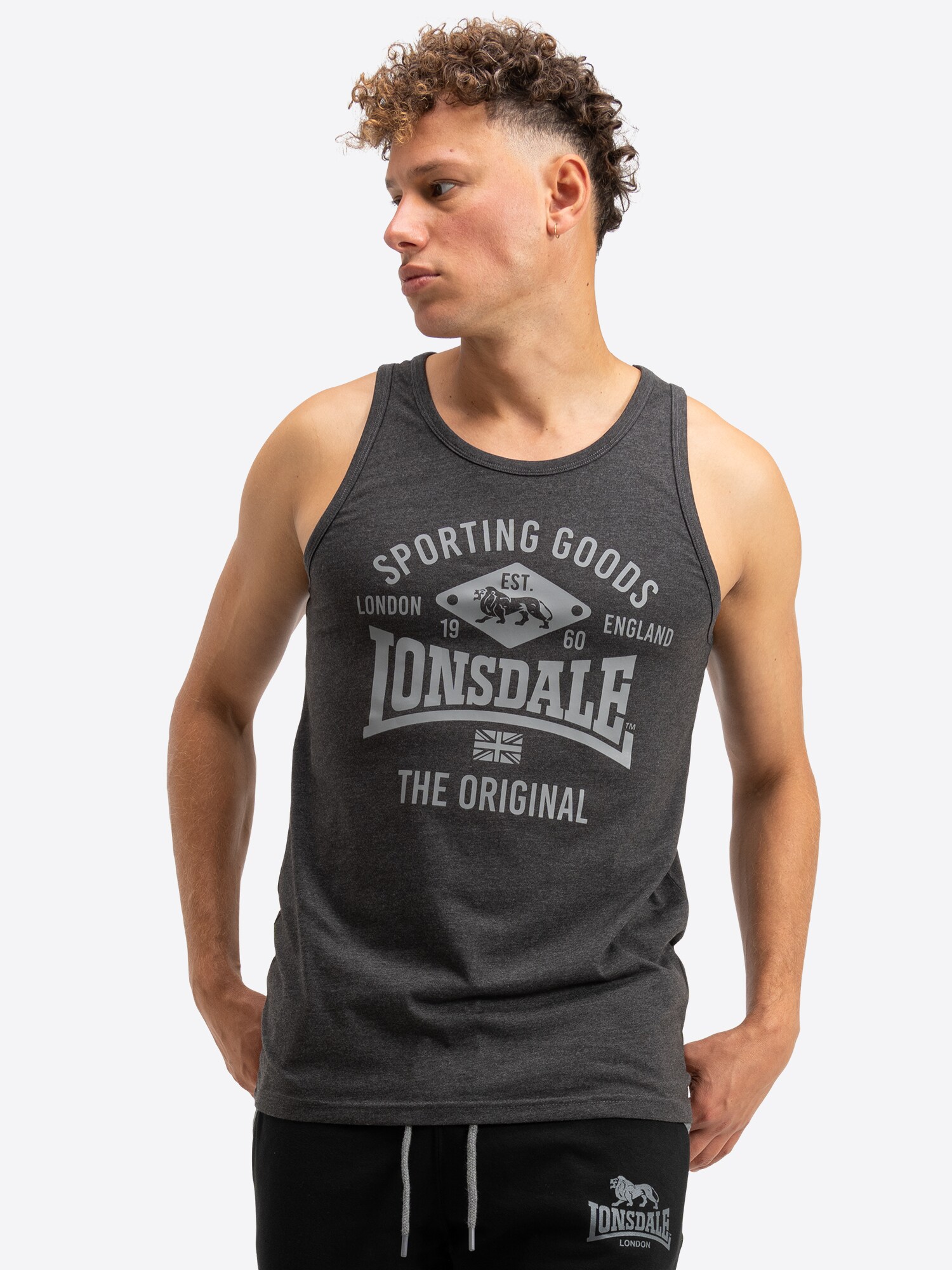 Lonsdale Herren Singlet normale Passform PILTON - Bild 1