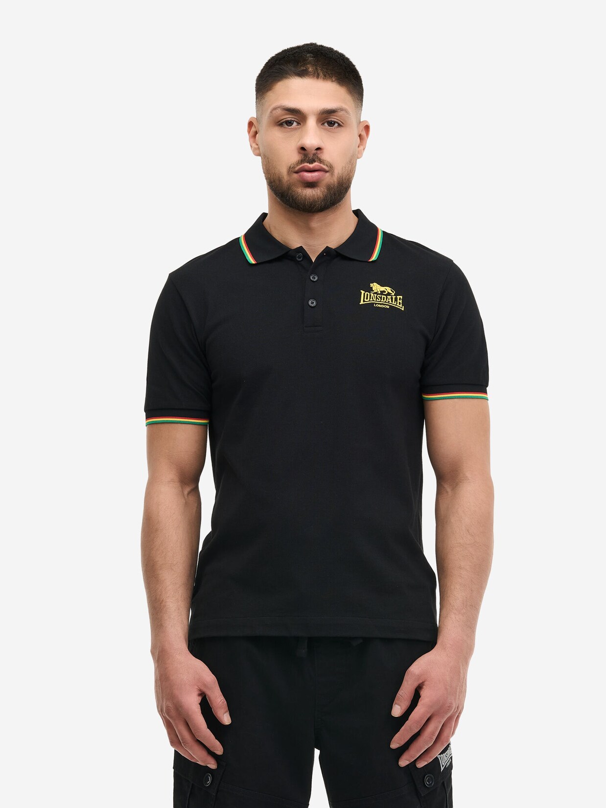 Lonsdale Herren Poloshirt normale Passform SOUNDS FOUR
