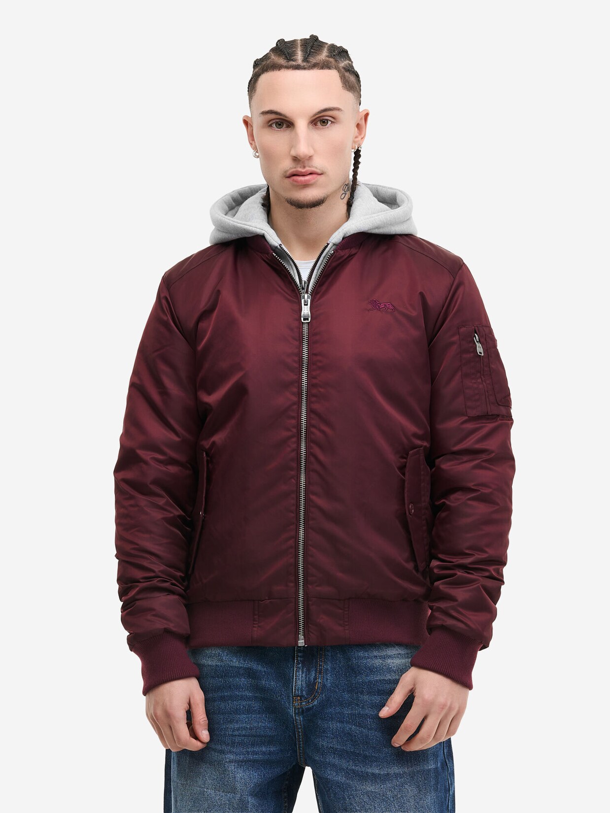 Lonsdale Herren Jacke mit Kapuze schmale Passform CLIFTON ALL SEASONS
