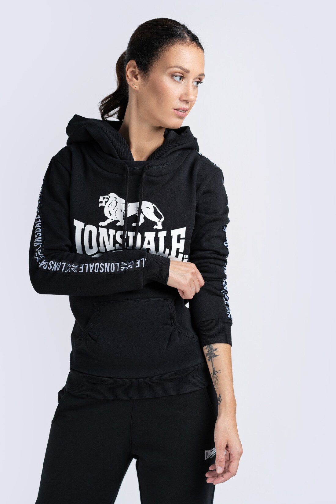 Lonsdale Frauen Kapuzensweatshirt DIHEWYD | 04251522355215