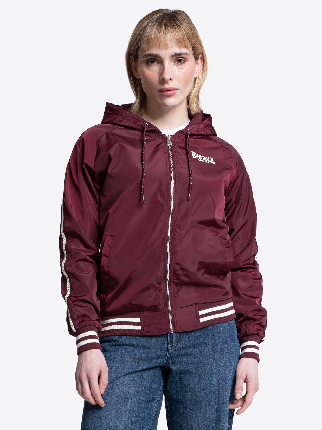 Lonsdale Frauen Windjacke mit Kapuze MERIDEN