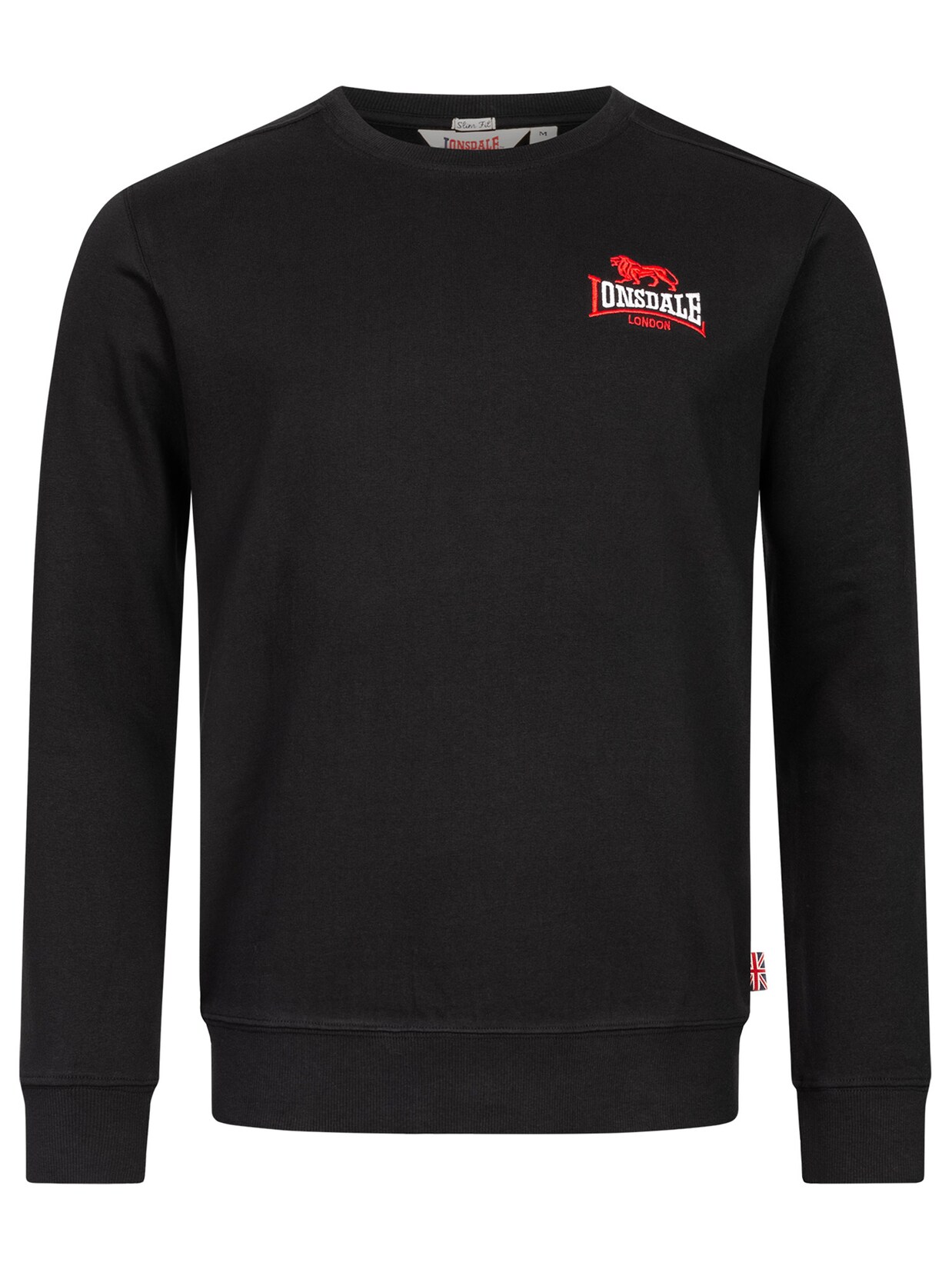 Lonsdale Herren Rundhals Sweatshirt schmale Passform LYMPSTONE
