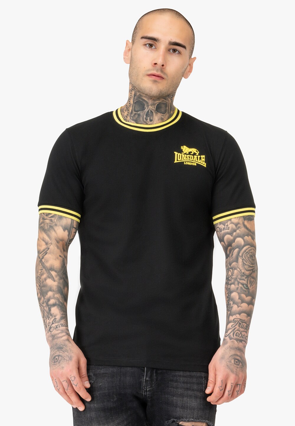 Lonsdale Herren T-Shirt schmale Passform DUCANSBY - Bild 1