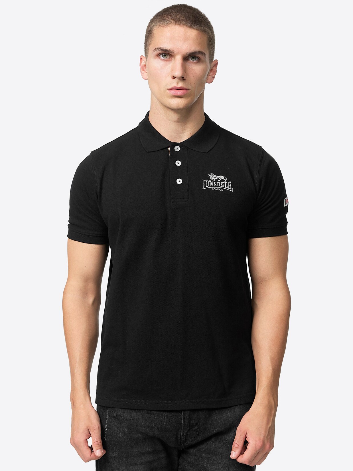 Lonsdale Herren Poloshirt schmale Passform BRUAN | 04251522389753