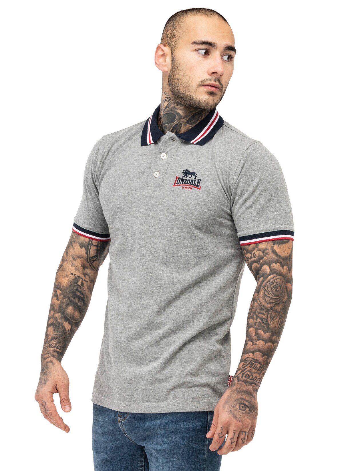 Lonsdale Herren Poloshirt schmale Passform OCCUMSTER