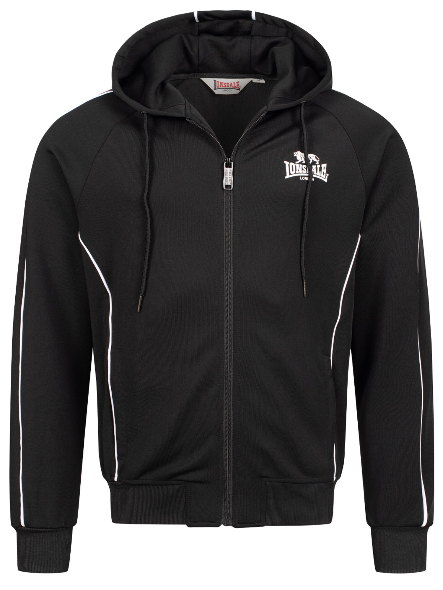 Lonsdale Herren Trainingsjacke mit Kapuze normale Passform ACHAVANICH - Bild 1