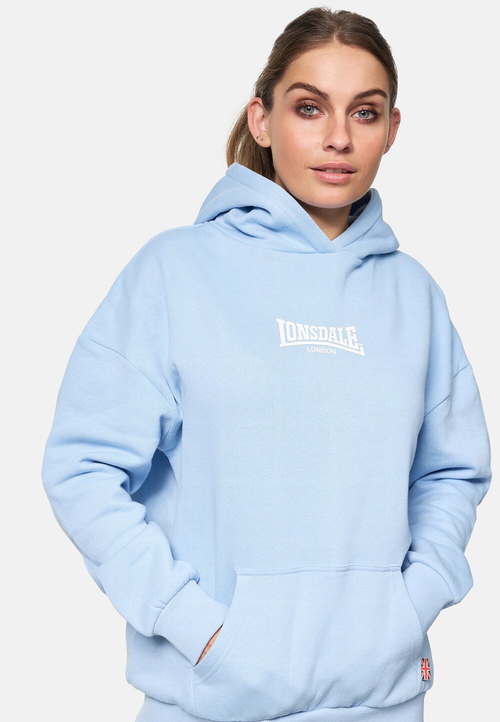 Lonsdale Frauen Kapuzensweatshirt Oversize KILMOTE | 04251522384109