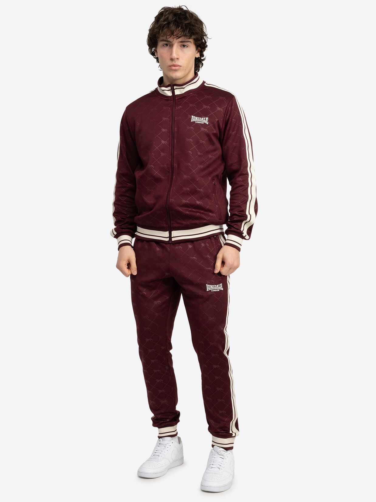 Lonsdale Herren Trainingsanzug schmale Passform ASHWELL