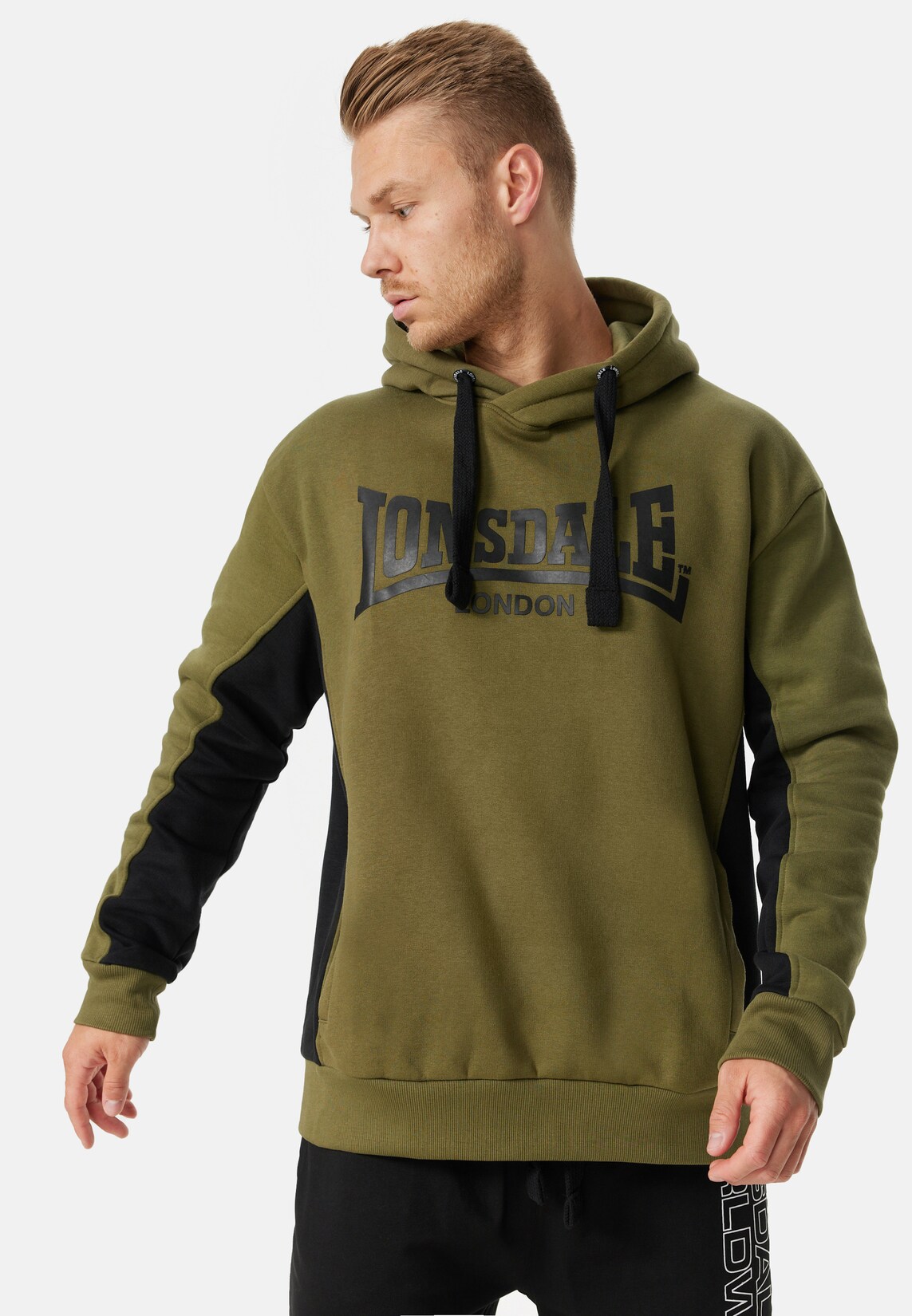 Lonsdale Herren Kapuzensweatshirt normale Passform BALMULLO | 04251522395945