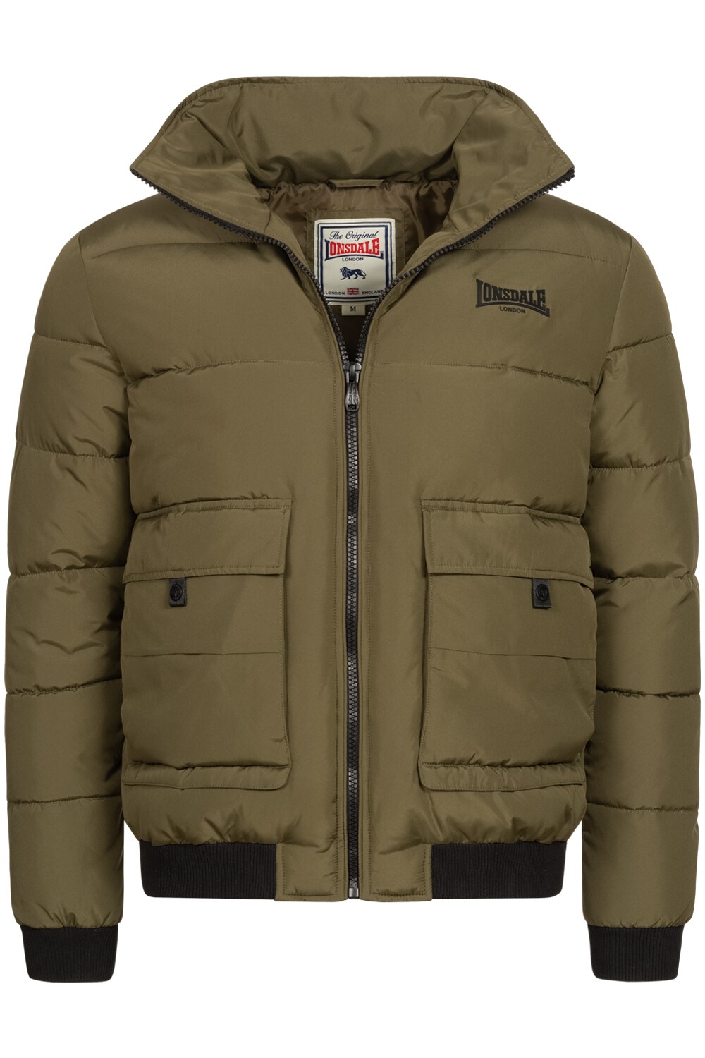 Lonsdale Herren Winterjacke mit Kapuze normale Passform TAYPORT | 04251522395259