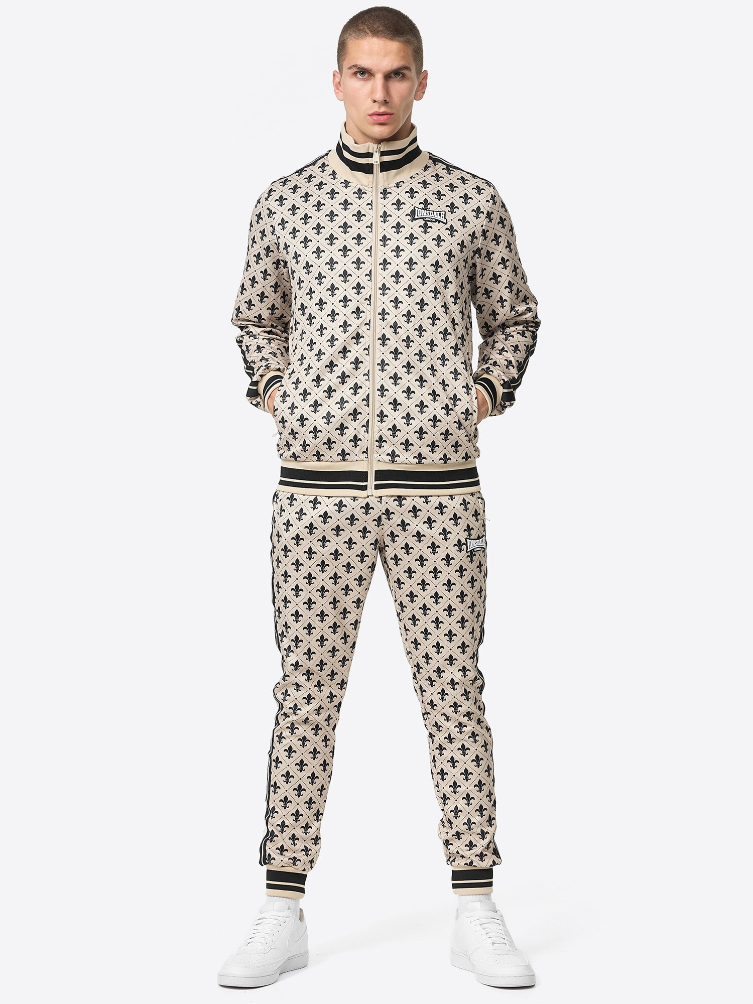 Lonsdale Herren Trainingsanzug schmale Passform BOSWALL - Bild 1