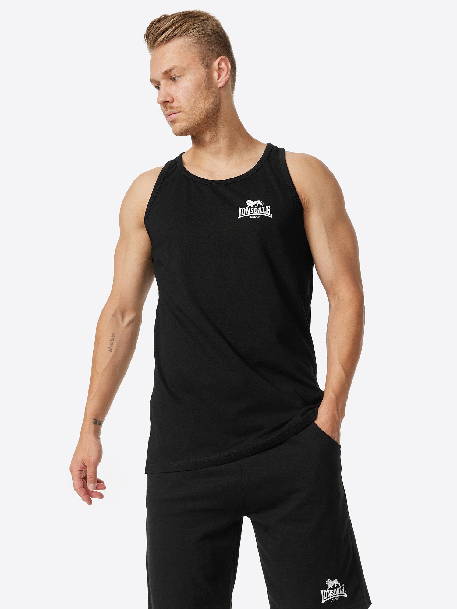 Lonsdale Herren Singlet schmale Passform DOLTON - Bild 1