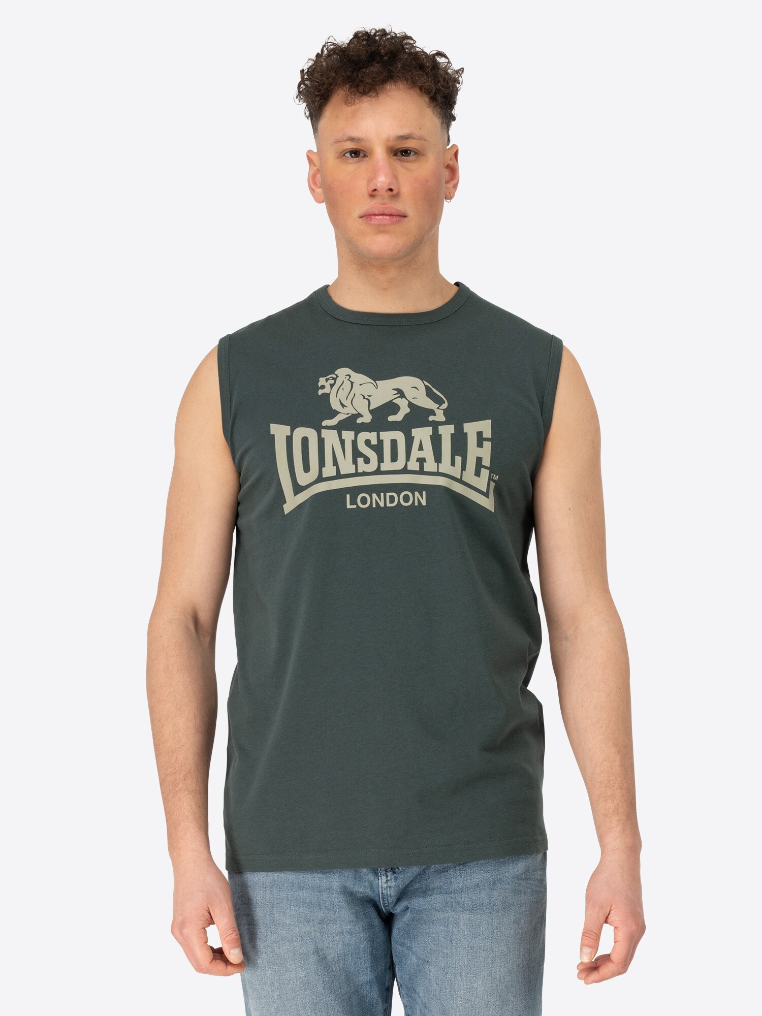 Lonsdale Herren &auml;rmelloses T-Shirt normale Passform CLOPTON - Bild 1