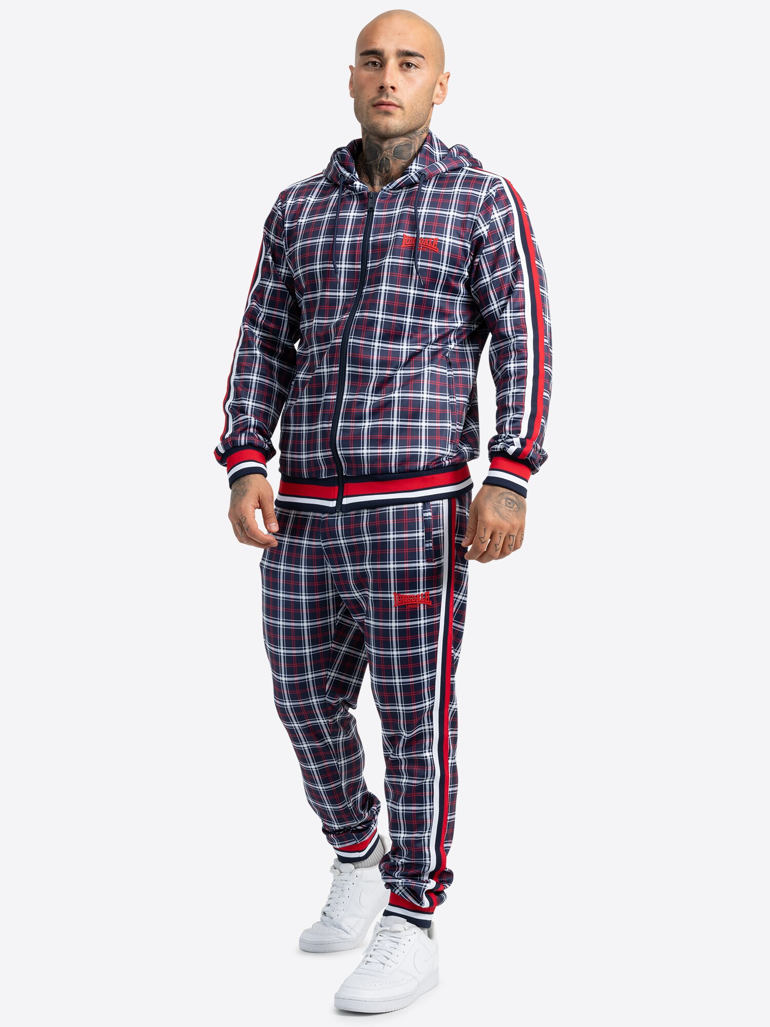 Lonsdale Herren Trainingsanzug mit Kapuze schmale Passform ORBOST - Bild 1