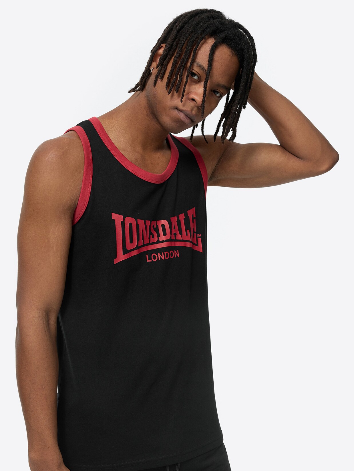 Lonsdale Herren Singlet normale Passform KNOCKAN | 04255581508308